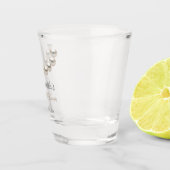 Elegant Pearl Necklace Brautparty Schnapsglas (Rechts)