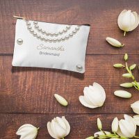 Elegant Pearl Necklace Brautparty
