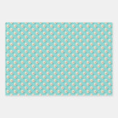 Elegant Pearl & Turquoise Geschenkpapier Set (Vorderseite 2)
