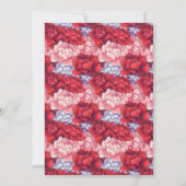 Elegant Peonies Floral Summer Party Einladung (Rückseite)