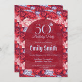 Elegant Peonies Floral Summer Party Einladung (Vorne/Hinten)