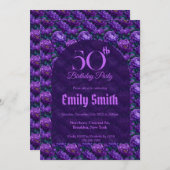 Elegant Peonies Flower 10Th Birthday Einladung (Vorne/Hinten)