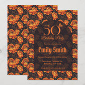 Elegant Peonies Flower Beach Party Einladung (Vorne/Hinten)