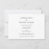 Elegant Peony Floral Greenerity Script Foto Weddin Save The Date (Rückseite)