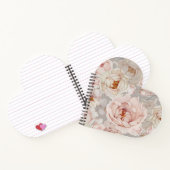 Elegant Peony Floral Notizblock (Innenseite)