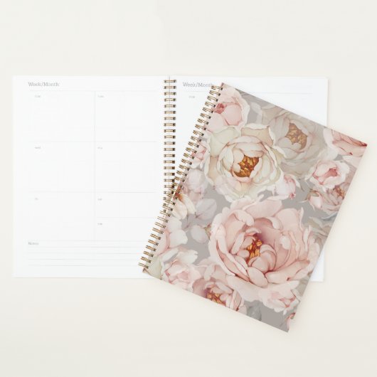 Elegant Peony Floral Planner Planer (Anzeige)