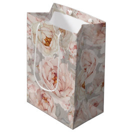 Elegant Peony Mittlere Geschenktüte