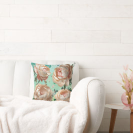 Elegant Peony Throw Kissenfloral Zuhause Décor Kissen