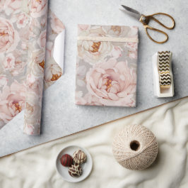 Elegant Peony Wrapping Paper Geschenkpapier