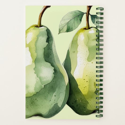 Elegant Perfect Pear Brautparty Gästebuch Notizblock (Rückseite)