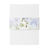 Elegant Periwinkle Wedding Einladungsbanderole (Rückseitenbeispiel)