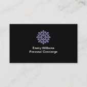 Elegant Personal Concierge Visitenkarte (Vorderseite)