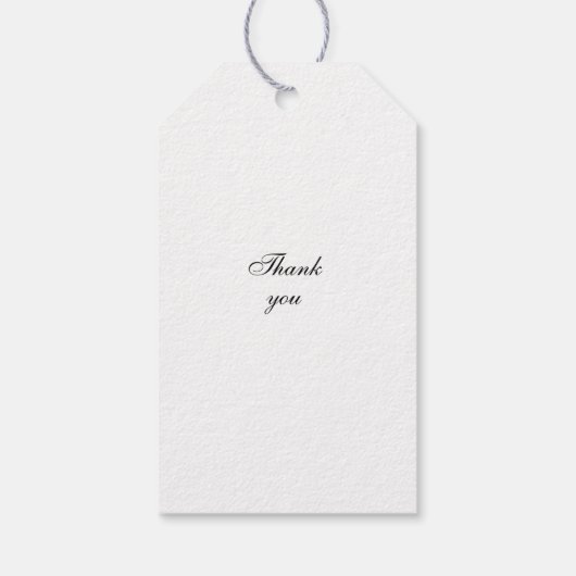 Elegant personalisierbar geschenkanhänger (Rückseite)