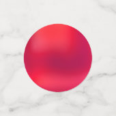 Elegant Personalisiert Birthday Red Konfetti (Klein Vorderseite)