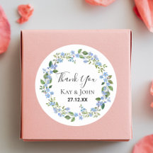 Elegant Personalisiert Greenary Vielen Dank für Ih