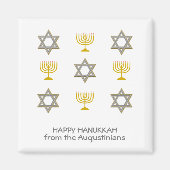Elegant Personalisiert Hanukkah Magnet (Vorne)