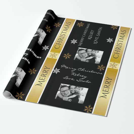 Elegant Personalisiert mit Bild Geschenkpapier (Ungerollt)