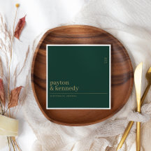 Elegant Personalisiert mit Name Hochzeit Empfang