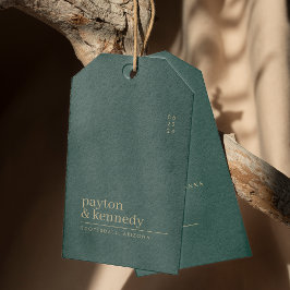 Elegant Personalisiert mit Name Wedding Vielen Dan Geschenkanhänger