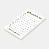 Elegant Personalisiert, Nachhinweise anzugeben Post-it Klebezettel (angewinkelt)