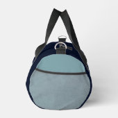 Elegant, personalisiert und blau duffle bag (Rechts)