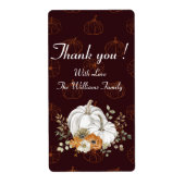 Elegant Personalisiert Vielen Dank (Vorne)