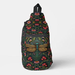 Elegant Personalisiert Vintage Libelle Boho Chic Crossbody Bag