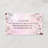 Elegant Personalisiert Visitenkarte (Rückseite)