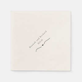 Elegant Personalisiert Wedding Napkins Serviette
