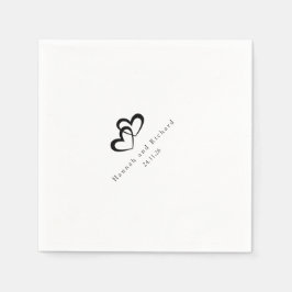 Elegant Personalisiert Wedding Napkins Serviette