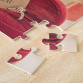 Elegant Personalisiert wirst du mich heiraten? Puzzle (Seite)
