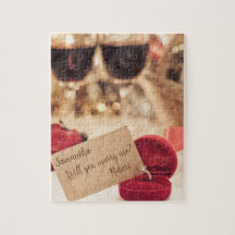 Elegant Personalisiert wirst du mich heiraten?