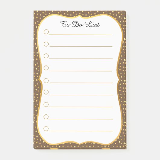 Elegant Personalisiert zu führen Post-it Klebezettel (Vorderseite)