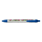 Élégant personalisierter Stift, schwarz Kugelschreiber (Rückseite)