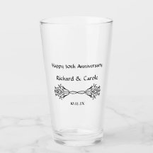 Elegant Personalized 30th Wedding Anniversary Gift