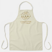 Elegant Personalized Apron Logo Custom Uniform Schürze (Vorderseite)