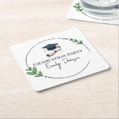 Elegant Personalized Cardboard Coasters Rechteckiger Pappuntersetzer (angewinkelt)