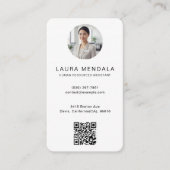 Elegant Personalized Editable Business Card Print Visitenkarte (Vorderseite)