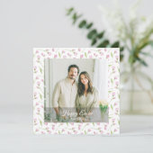Elegant Personalized Photo Happy Easter Feiertagskarte (Stehend Vorderseite)