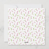 Elegant Personalized Photo Happy Easter Feiertagskarte (Rückseite)