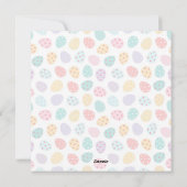 Elegant Personalized Photo Happy Easter Feiertagskarte (Rückseite)