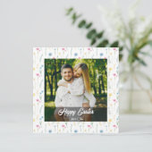 Elegant Personalized Photo Happy Easter  Feiertagskarte (Stehend Vorderseite)