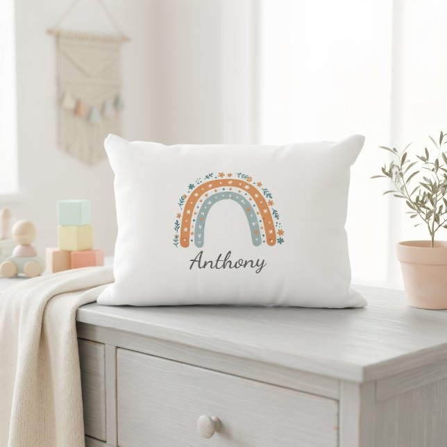 Elegant Personalized Rainbow Pillowcase  Dekokissen (Von Creator hochgeladen)