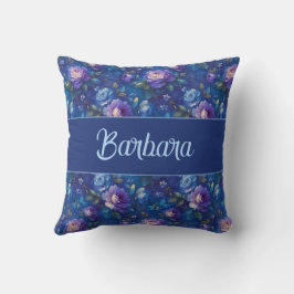 Elegant Personalized Stylish Romantic Floral Chic Kissen