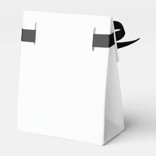 Elegant Personalized Wedding Botanical Minimalist Geschenkschachtel (Rückseite)