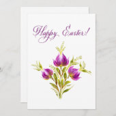 Elegant Petrykivka Osterkarte Feiertagskarte (Vorne/Hinten)