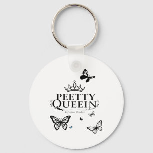 Elegant Petty Queen Design Sticker Schlüsselanhänger