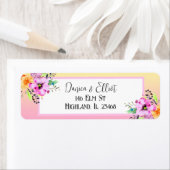 Elegant Petunias Floral Gelb und Rosa (Insitu)