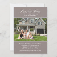 Elegant Pewter Gray Unser neues Zuhause Foto Movin