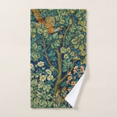 Elegant Pheasant Inspiriert von William Morris Handtuch (Handtuch)